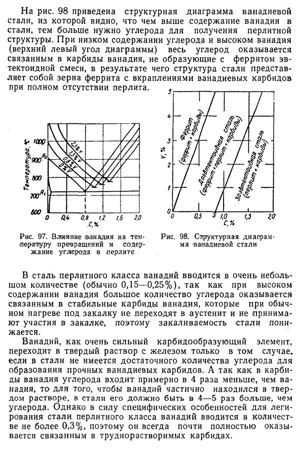 Влияние ванадия на структуру и свойства стали