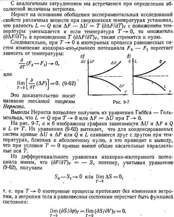 Тепловая теорема Нернста