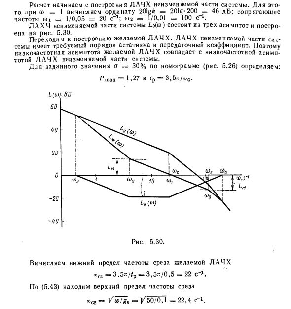 Синтез корректирующих устройств по логарифмическим амплитудно-частотным характеристикам