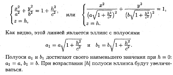 Канонические уравнения поверхностей второго порядка