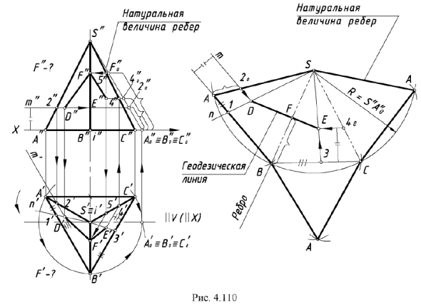 Задачи по начертательной геометрии