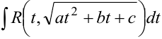 Интегрирование иррациональных функций с помощью тригонометрических подстановок