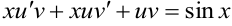 Линейные уравнения первого порядка
