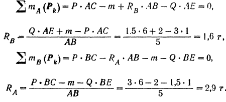 Уравнения равновесия плоской системы параллельных сил
