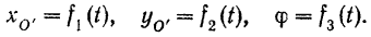 Уравнения движения плоской фигуры