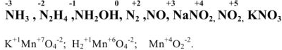 Правила определения степеней окисления элементов в химических соединениях