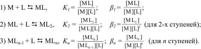 Равновесие в растворах комплексных соединений с примерами решения