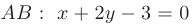 Уравнение прямой на плоскости