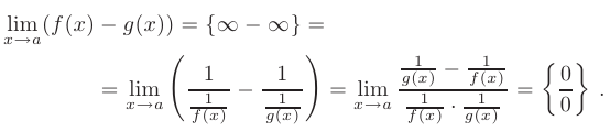 Правило Лопиталя в математике