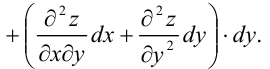 Понятие дифференциала высших порядков функции нескольких переменных