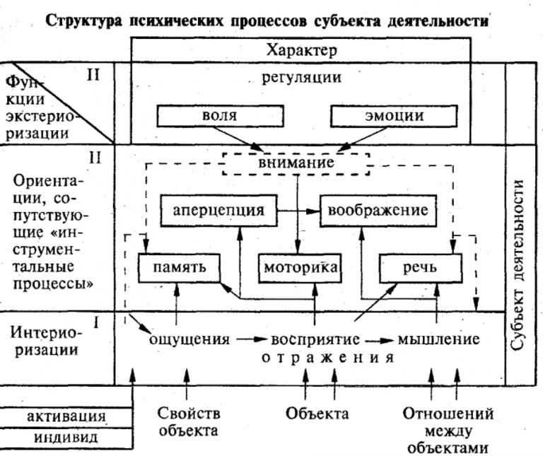 Сенсорно-перцептивные процессы это. Иерархия психических процессов. Структура психики схема.