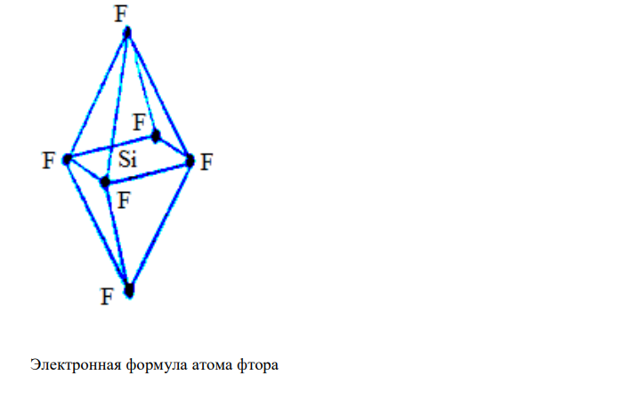 Определите пространственную конфигурацию молекул и ионов: [SiF6] 2- , OF2, NH3, H2O, [PO4] 