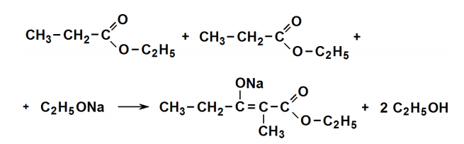  Конденсацией Кляйзена получите α-метил-β-оксовалерьяновую кислоту. С какими из приведенных реагентов ацетоуксусный эфир взаимодействует в кетонной, а с какими – в енольной форме: а) с синильной кислотой, б) с метилмагнийбромидом, затем водой, в) с бромом, г) с натрием, затем йодистым метилом. Приведите уравнения реакций. Для продукта последней реакции напишите реакции кислотного и кетонного расщепления. Назовите продукты всех реакций. Составьте формулы трех изомерных трипептидов из следующих α-аминокислот: двухосновной, гетероциклической и ароматической. Назовите. Охарактеризуйте кислотно-основные свойства α-аминокислот, изоэлектрическую точку. 