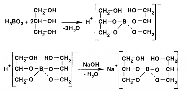 Дайте обоснование алкалиметрическому методу количественного определения борной кислоты (ФС 42-3683-98, см. приложение, с.63). Напишите химизм реакций, рассчитайте титр анализируемого вещества по 0,1 М титрованному раствору. М.м. кислоты борной 61,81. 