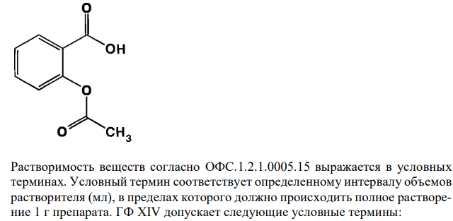 Обоснуйте испытание ацетилсалициловой кислоты по показателю «Растворимость» (в спирте 96 %) в соответствии с требованиями ФС.2.1.0006.15 (Приложения № 3, 4). 
