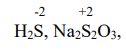 Определите степень окисления серы в соединениях: H2S,Na2S2O3 ,H2SO3, H2SO4. 