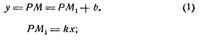 Уравнение прямой с угловым коэффициентом и начальной ординатой