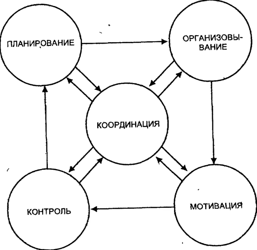 Взаимосвязь функций управленческого цикла - Теоретические аспекты цикла управления в организации 