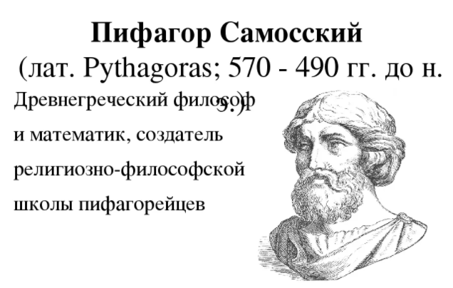 Пифагор самосский, древнегреческий философ - Биография