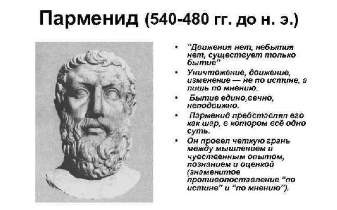 Парменид, древнегреческий философ и политический деятель - Влияние философии Парменида 