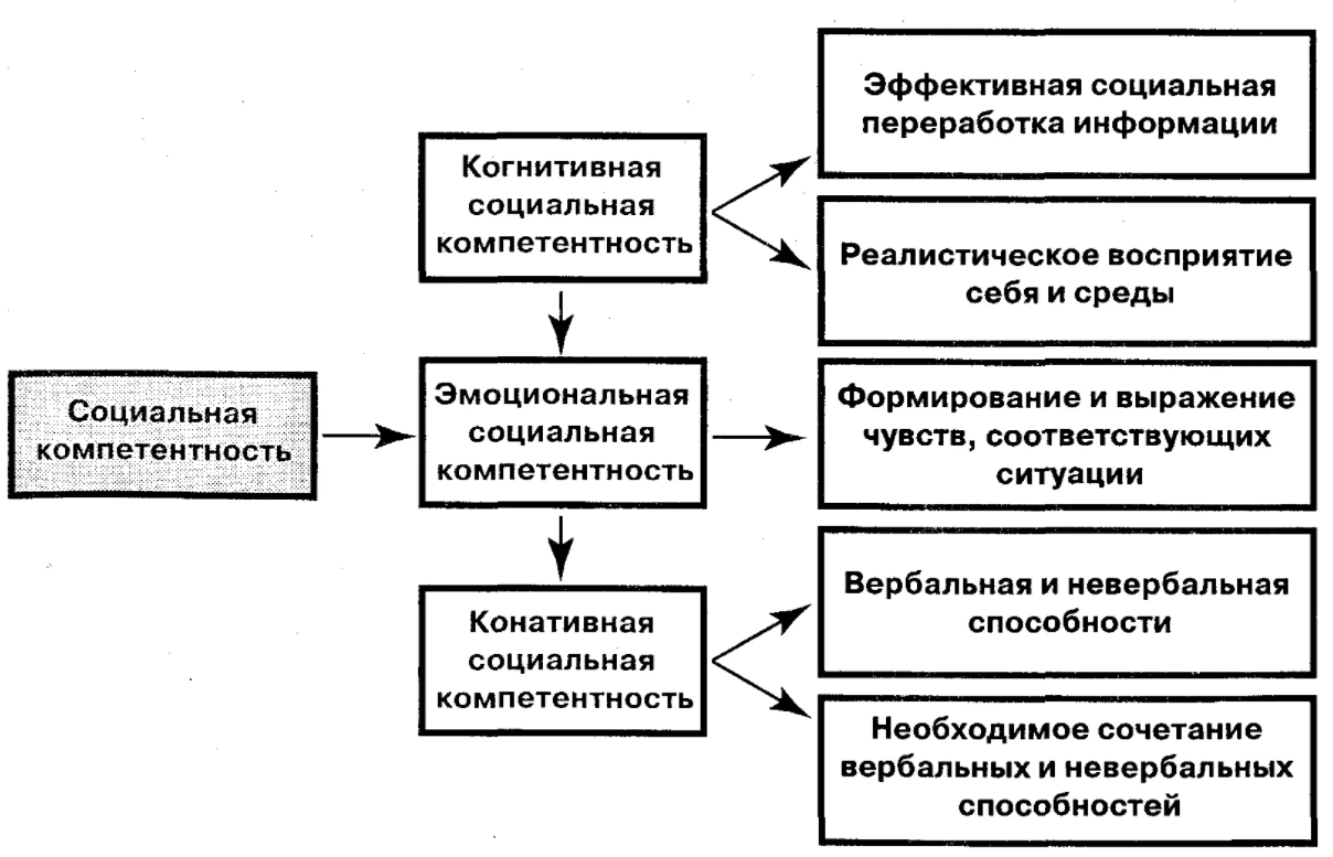 Социальный интеллект, социальная компетентность. Понятие социальной компетенции. Сформированность социальных компетенций. Модель развития социального интеллекта.